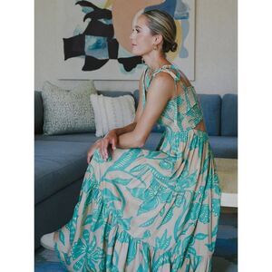 OMIKA Lana Maxi Dress – Lia Tropic Print, Women’s Size S